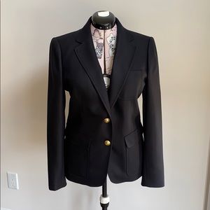 J. Crew Navy Wool ‘Boyfriend’ Blazer